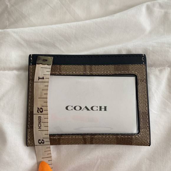 Coach | NWT Slim ID Card Case in Signature Canvas - Picture 6 of 7